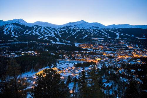 The ski town of Breckrenridge, Colorado. Courtesy Colorado Tourism Office