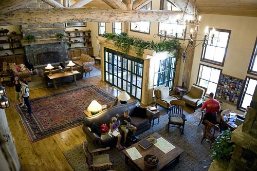 The lobby at Teton Mountain Lodge & Spa. Courtesy Terra Resort Group