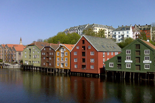 Bakklandet, Trondheim, Norway