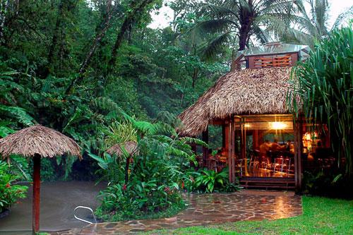 Tabacon Hot Springs near Arenal Volcano, Costa Rica.