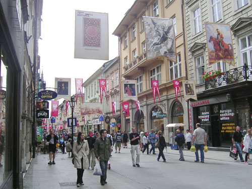 Florianska Street, Krakow, Poland