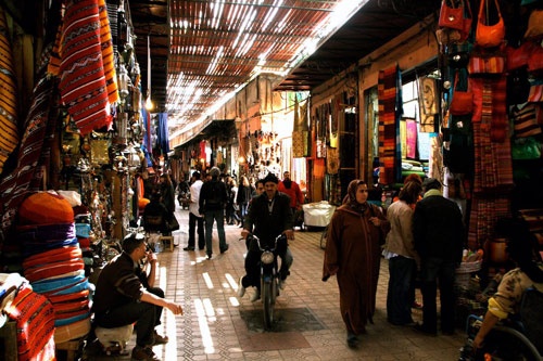 Jemma el Fna souk, Marrakech.