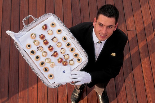 Over-the-top service on the Seabourn "Sojourn."