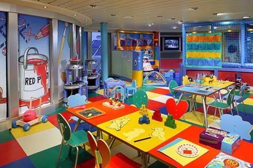 The playroom aboard Cunard's Queen Mary 2. Courtesy Cunard