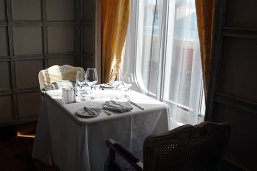 Jacques restaurant aboard Oceania's Marina.