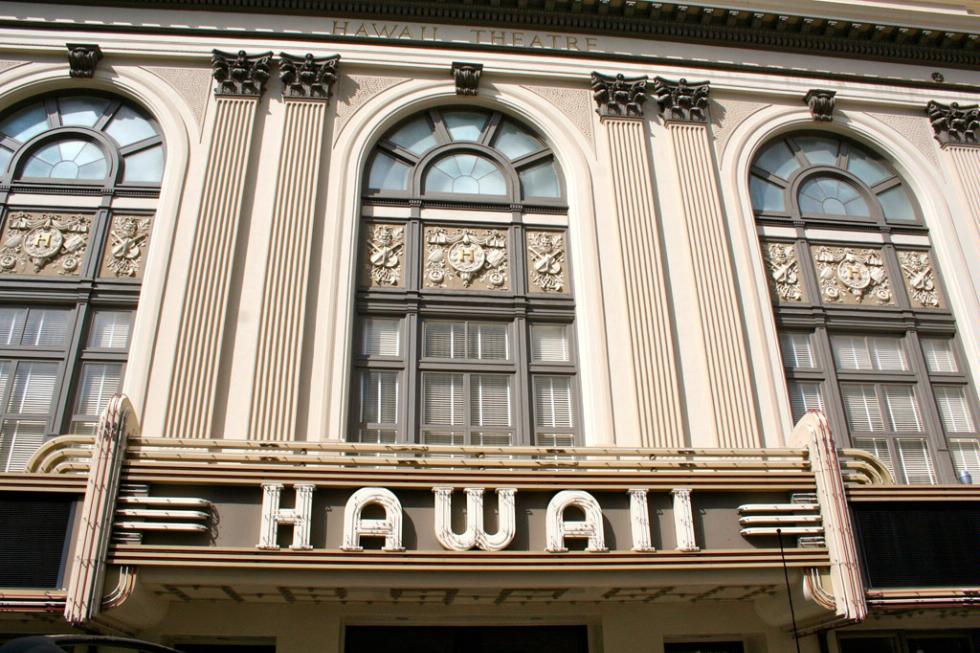 The Hawaii Theatre in Honolulu, Hawaii.