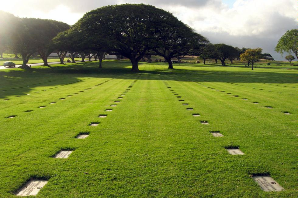 National Cemetery of the Pacific in Honolulu, Hawaii