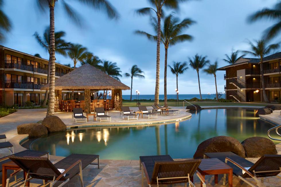 Ko'a Kea Hotel & Resort is in the town of Koloa on Poipu Beach in Kauai.