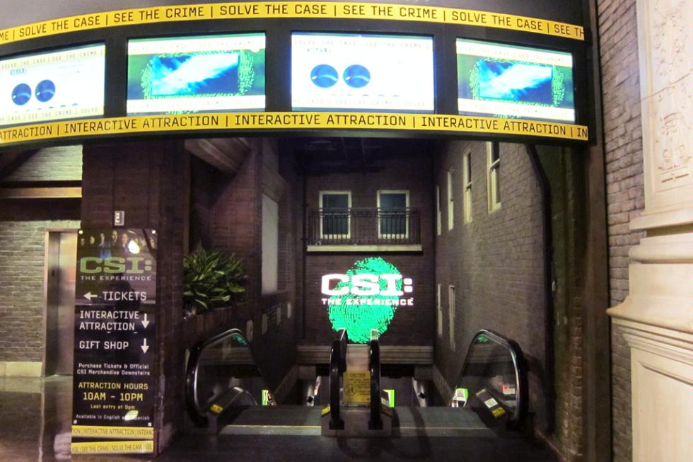 CSI: The Experience at the MGM Grand Hotel & Casino in Las Vegas, Nevada.