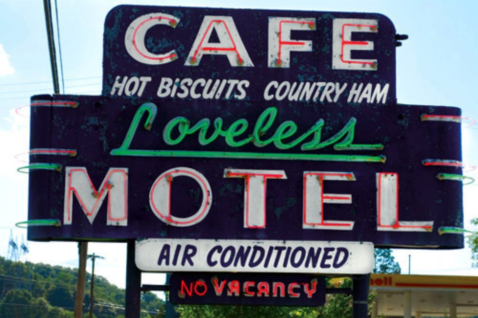 Loveless Cafe and Motel in Nashville, Tennessee. Photo: Southern Living Off the Eaten Path