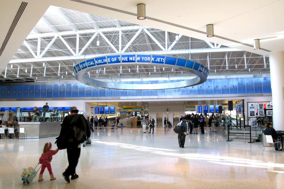 Terminal 5 at JFK International Airport, New York.