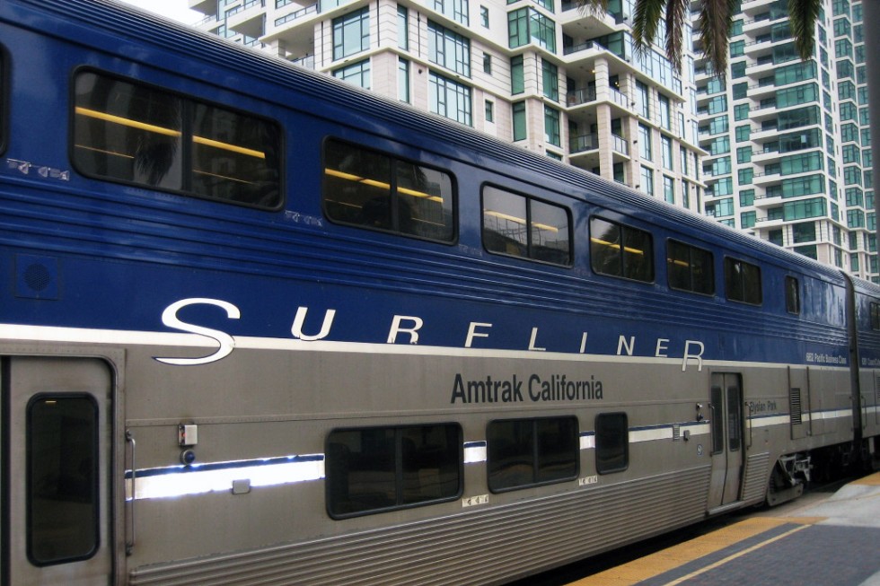 Amtrak's Pacific Surfliner in San Diego.