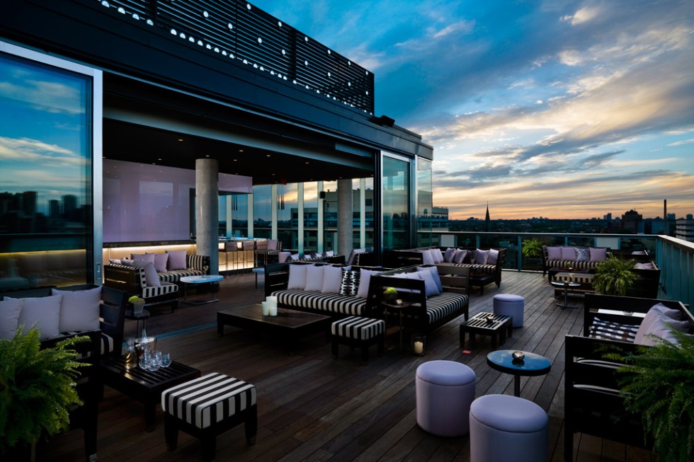 The Rooftop Lounge at Thompson Toronto.