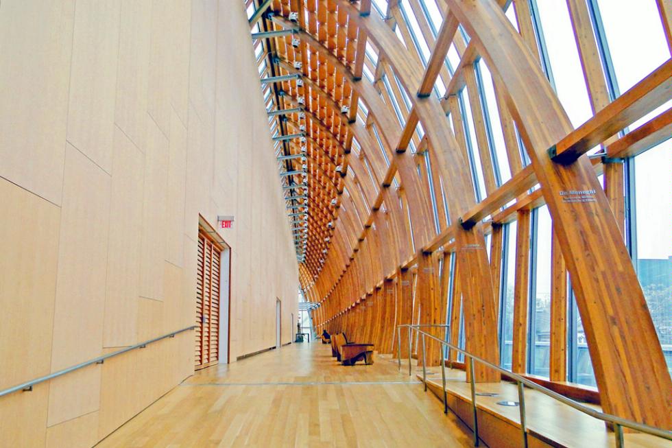 The Frank Gehry-designed Galleria Italia at the Art Gallery of Ontario in Toronto.