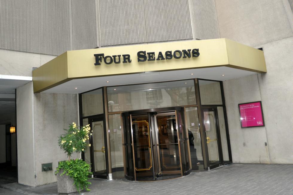 The Four Season Hotel in Toronto, Canada.