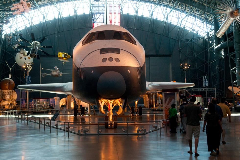 The space shuttle Enterprise at the Udvar-Hazy Center of the National Air & Space Museum in Washington, D.C.