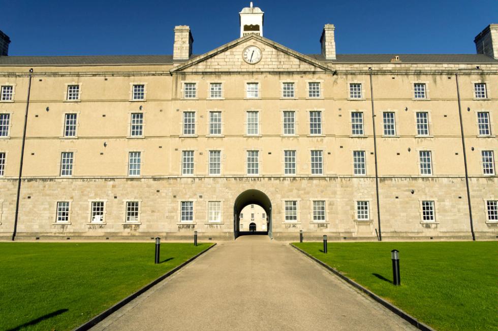 The Collins Barracks at the National Museum of Decorative Arts and History in Dublin, Ireland.