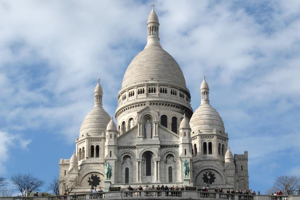 Basilique du Sacré-Coeur in Paris, France.
