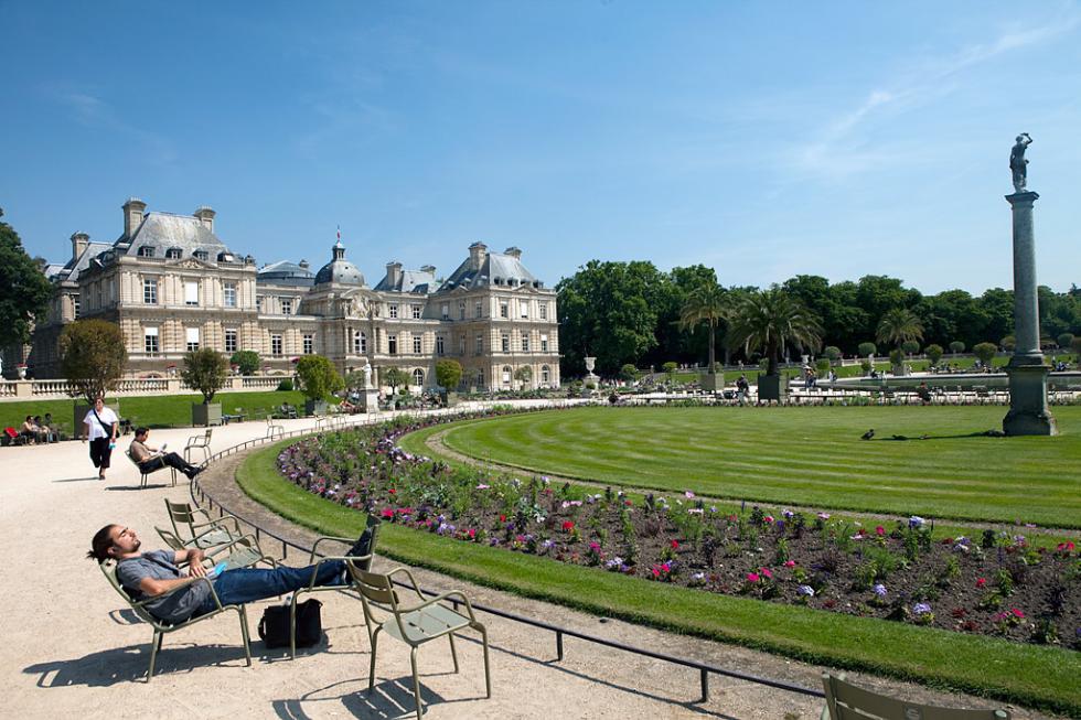 Luxembourg Gardens (Jardin du Luxembourg) in Paris, France.