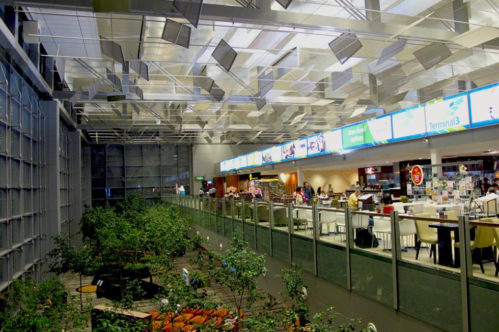 Terminal 3 in Changi International Airport, Singapore.