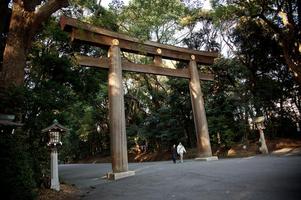 Meiji-Jingu Shrine, a Shinto shrine in Tokyo.
