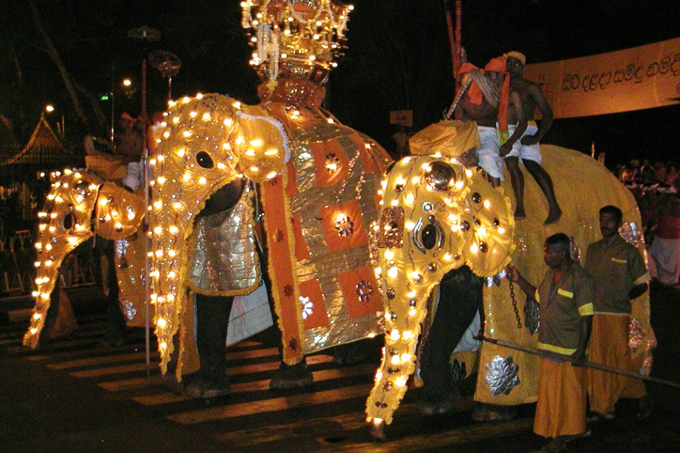 The Perahera in Kandy, Sri Lanka.