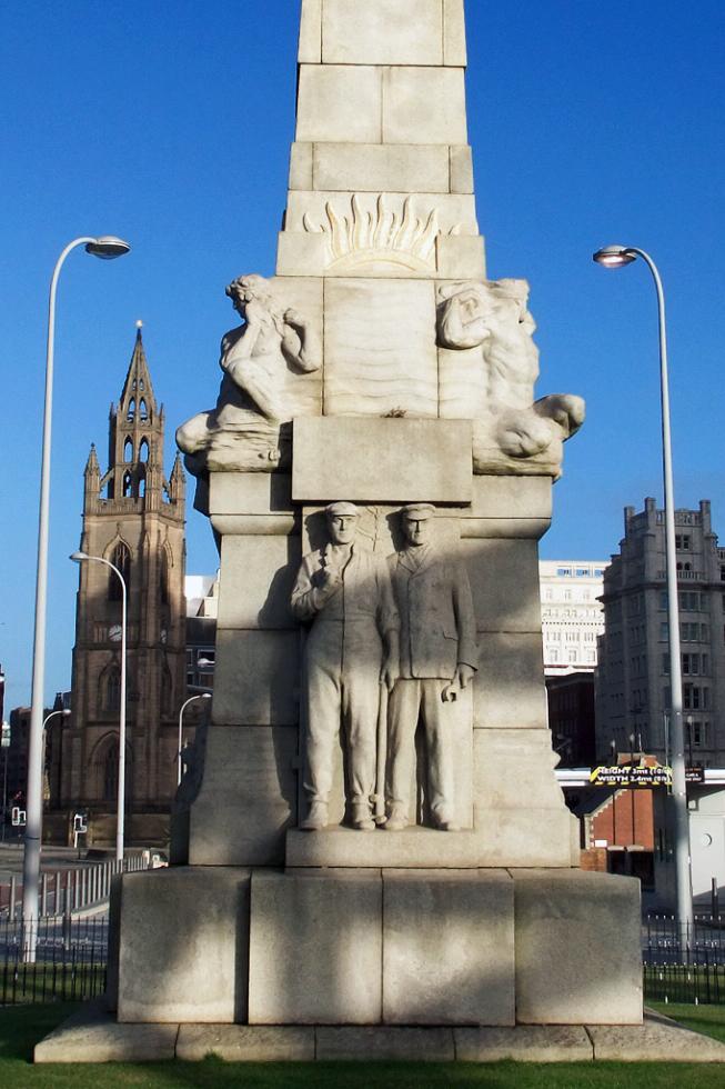 Memorial to the Engine Room Heroes of the Titanic, Liverpool.