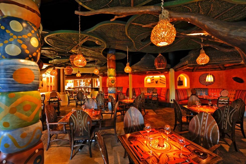 In Kidani Village at Disney's Animal Kingdom Lodge, diners are treated to a restaurant   Sanaa   where the menu reflects the art of African cooking with Indian flavors.