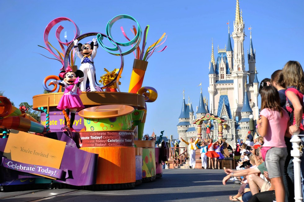 Dozens of Disney characters, dancers and performers star on parade
