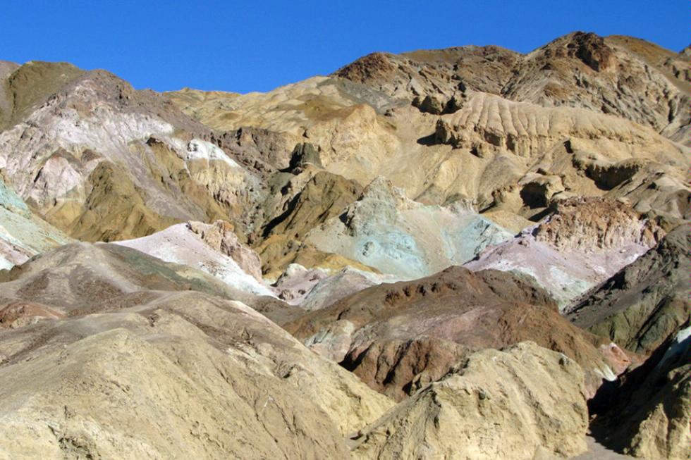 Artist's Palette in Death Valley National Park in California.