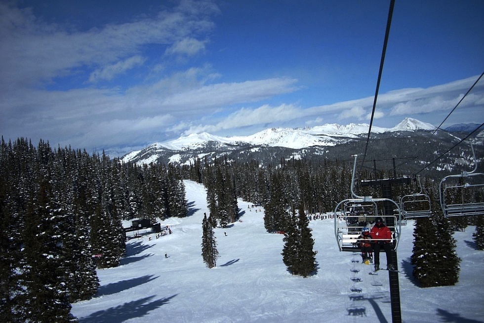 Ski lift at Copper Mountain.
