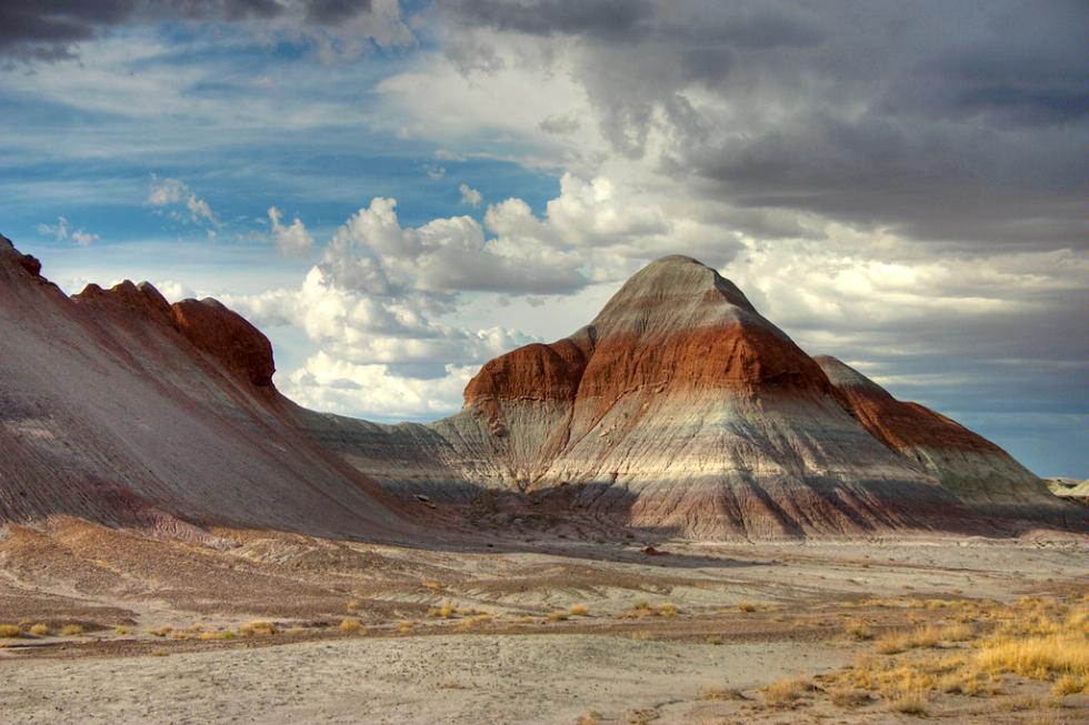 The Painted Desert at the Petrified Forest National Park in Arizona.