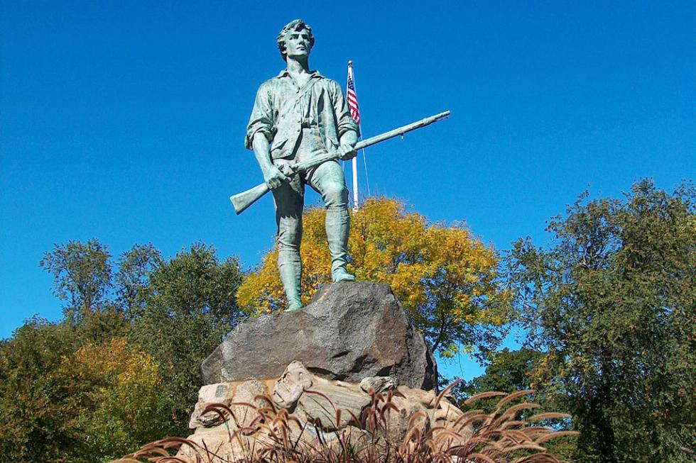 The Minute Man statue in Lexington, Massachusetts
