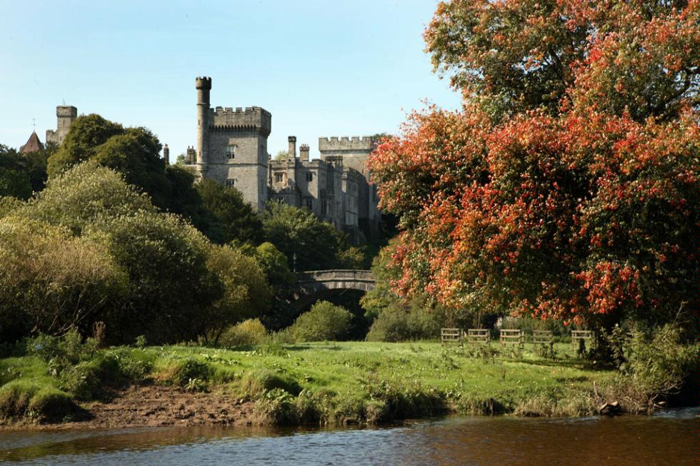Autumn at Lismore Castle in County Waterford in Ireland.