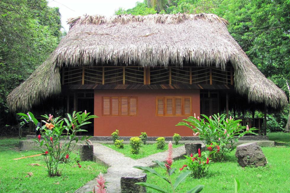 A hut in Tayrona National Natural Park, northern Colombia.