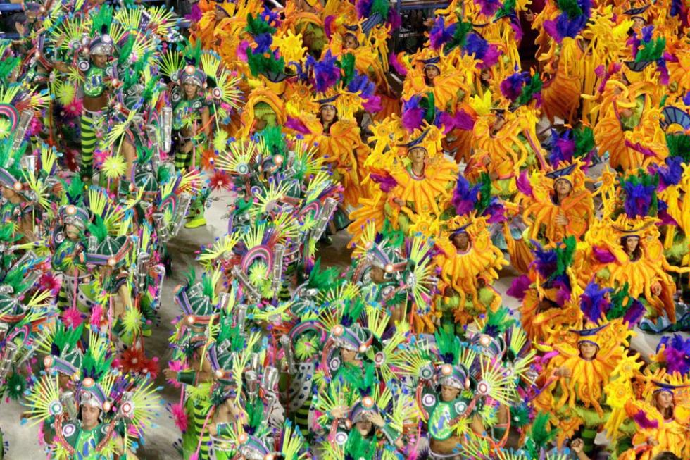 Sambodromo, Rio de Janeiro Carnaval.