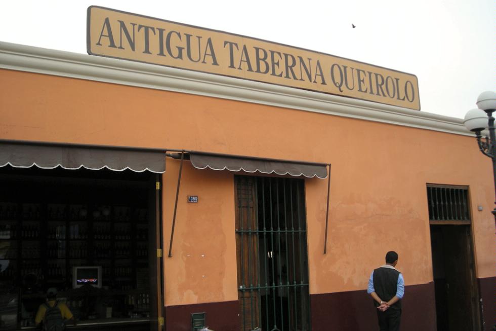 Antigua Taberna Queirolo in Lima, Peru