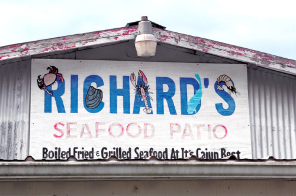 Richard's Seafood Patio, Abbeville, Louisiana. Photo: Southern Living Off the Eaten Path