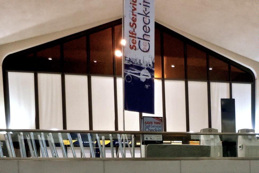 Terminal B at Newark Liberty International Airport.
