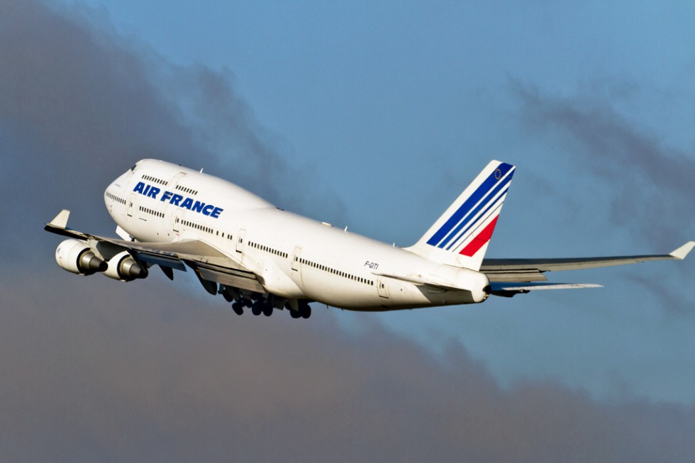 Boeing 747, Air France. Photo by <a href="http://www.flickr.com/photos/yakusa77/5158648051/" target="_blank">yakusa77Flickr.com</a>.