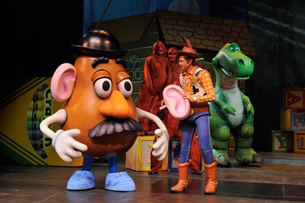 The toy-sized adventure that charmed audiences in the Disney/Pixar blockbuster film "Toy Story" comes to life in the all-new stage spectacular "Toy Story - The Musical" aboard the Disney Wonder.