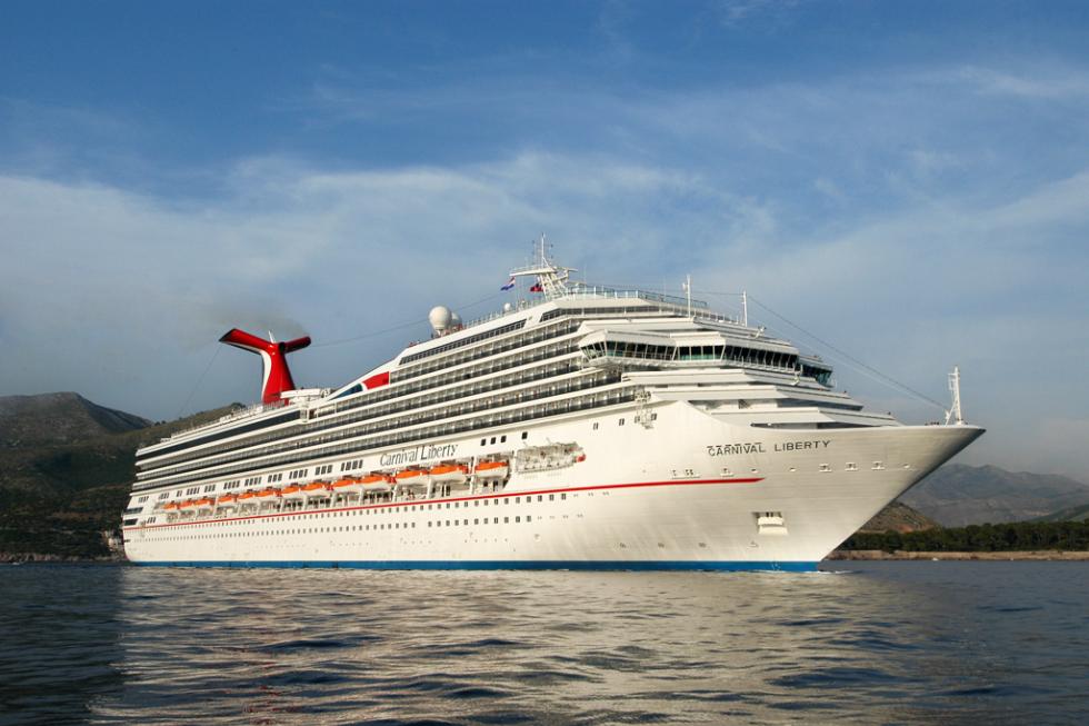 The Carnival Liberty offers passage to the Caribbean for close to 3,000 travelers.