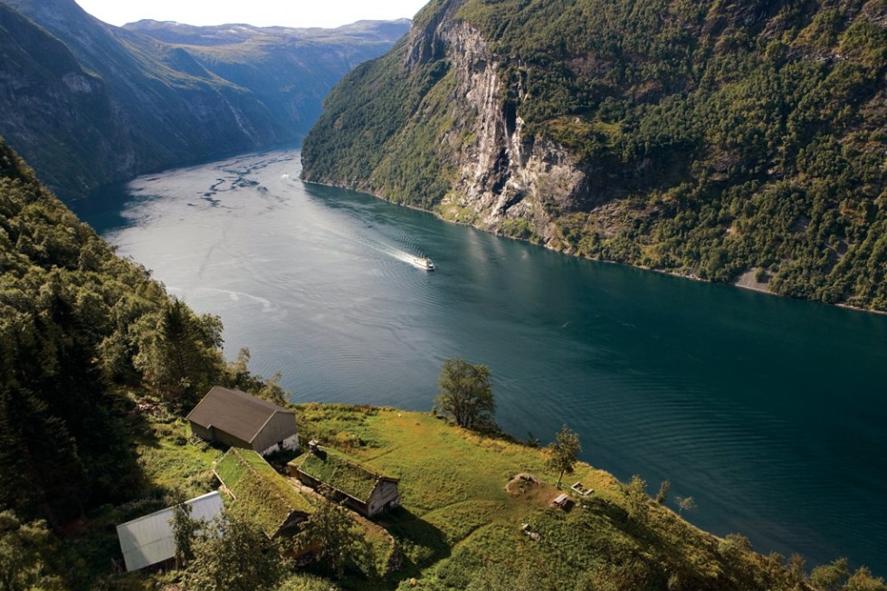 The Gierangerfjord, Norway.