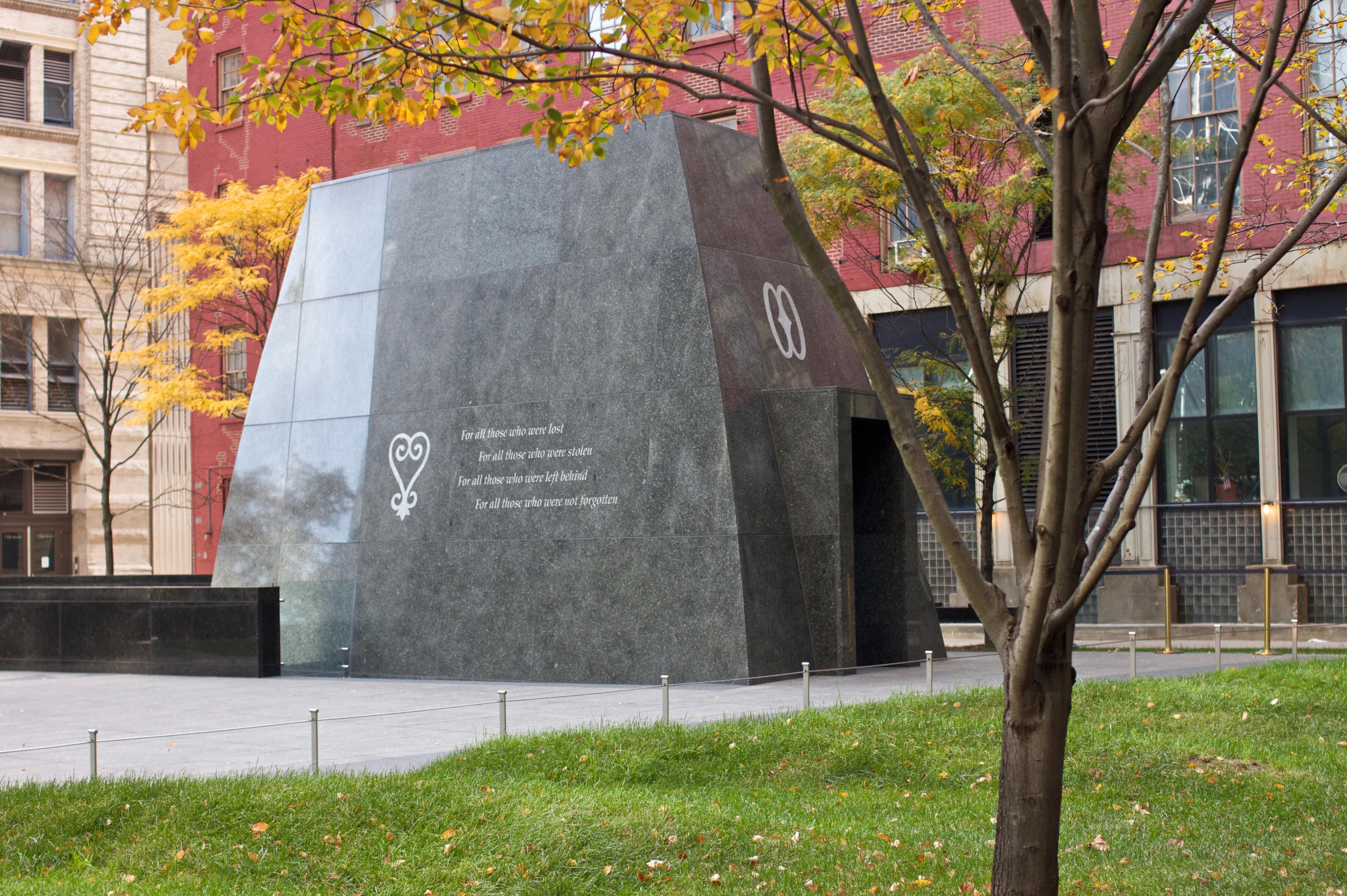 View of the African Burial Ground National Monument